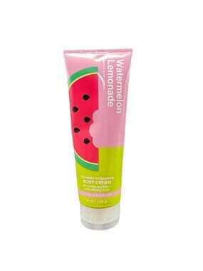 Bath & Body Works Watermelon Lemonade Ultimate Hydration Cream 8 oz Summer Fruit